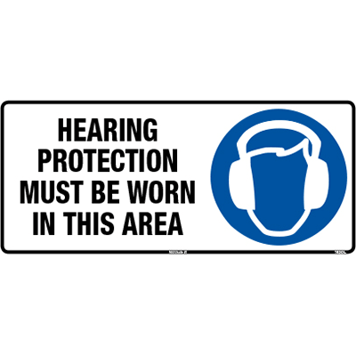 HEARING PROTECTION SIGN