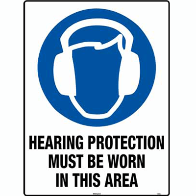 HEARING PROTECTION SIGN