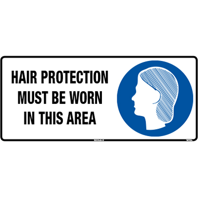 HAIR PROTECTION SIGN