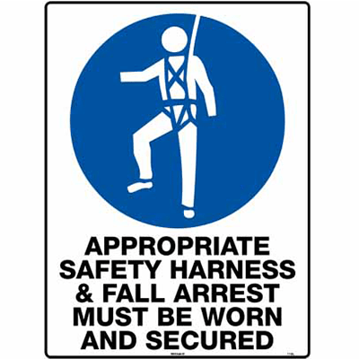 SAFETY HARNESS SIGN