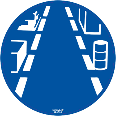 Sign, 200mm Disc, S/A – Aisle Must Be Kept Clear