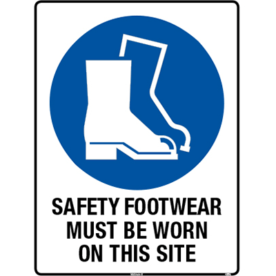 SAFETY FOOTWEAR SIGN