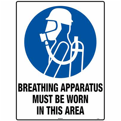 BREATHING APPARATUS SIGN