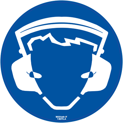 Sign, 200mm Disc, S/A – Double Ear Protection