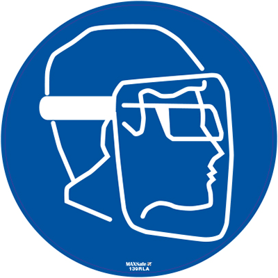 Sign, 200mm Disc, S/A – Double Eye Protection