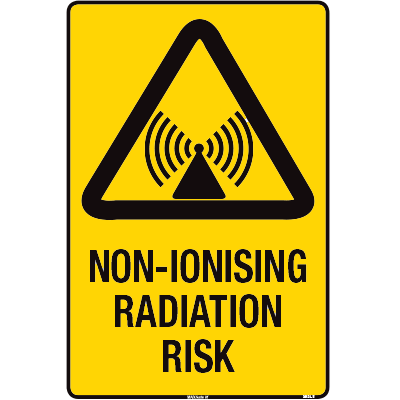 WARNING SIGN NON-IONISING RADIATION