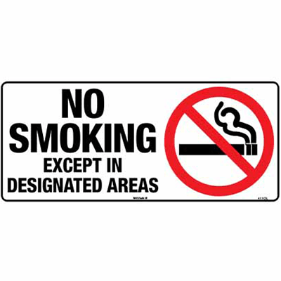 PROHIBITED SIGN NO SMOKING