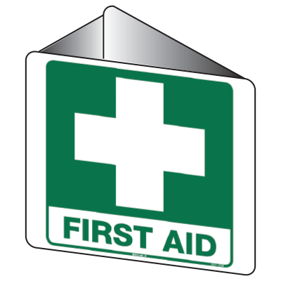 Sign, 225 x 225mm, Poly – First Aid Symbol