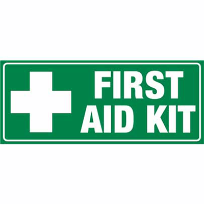 FIRST AID KIT SIGN