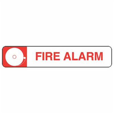 Sign,  300 x 100mm, S/A – Fire Alarm