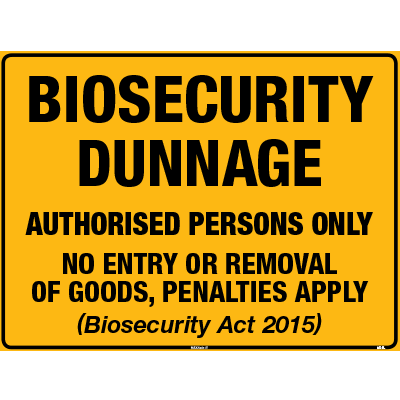 BIOSECURITY DUNNAGE