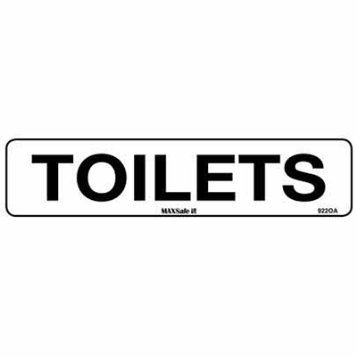 TOILETS SIGN