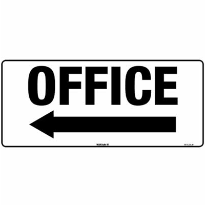 OFFICE LEFT SIGN