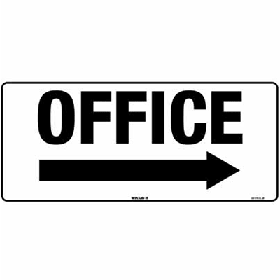 OFFICE RIGHT SIGN