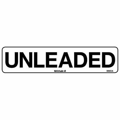 UNLEADED SIGN