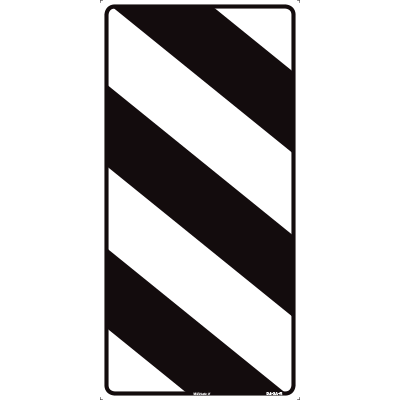 ROAD SAFETY SIGN DIRECTIONAL HAZARD