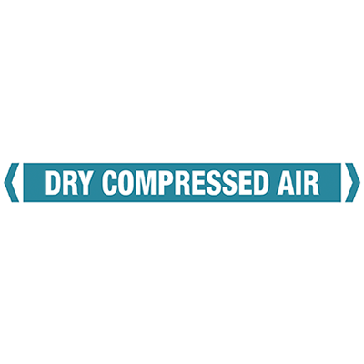 PIPE MARKER DRY COMPRESSED AIR