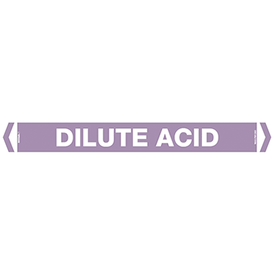 PIPE MARKER DILUTE ACID