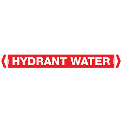 PIPE MARKER HYDRANT WATER