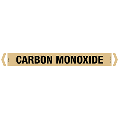 PIPE MARKER CARBON MONOXIDE