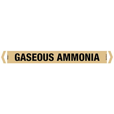 PIPE MARKER GASEOUS AMMONIA