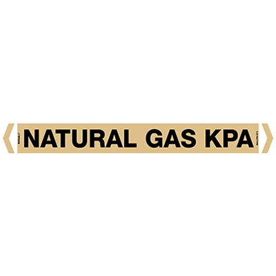 PIPE MARKER NATURAL GAS KPA