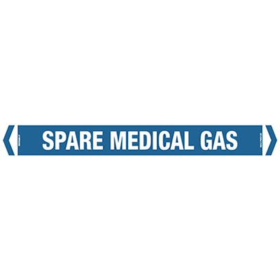 PIPE MARKER SPARE MEDICAL GAS