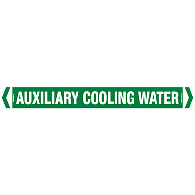 PIPE MARKER AUX COOLING WATER