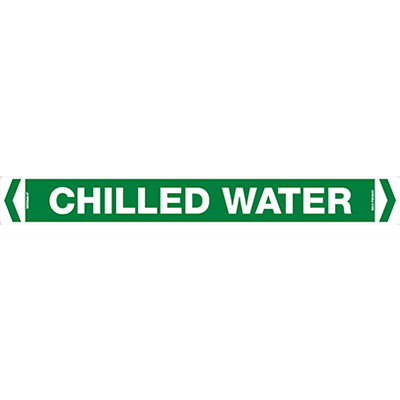 PIPE MARKER CHILLED WATER