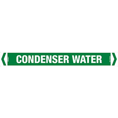PIPE MARKER CONDENSER WATER