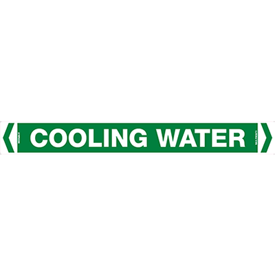 PIPE MARKER COOLING WATER