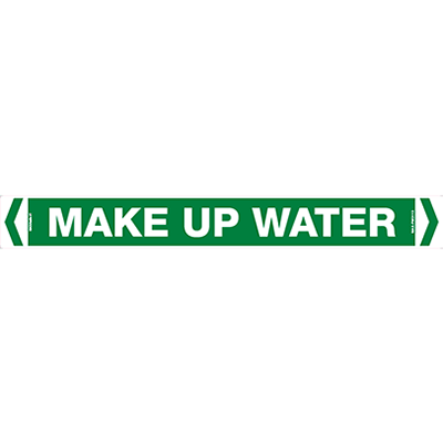 PIPE MARKER MAKE UP WATER