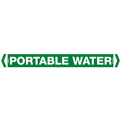 PIPE MARKER PORTABLE WATER