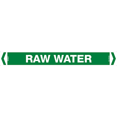 PIPE MARKER RAW WATER