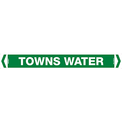 PIPE MARKER TOWNS WATER