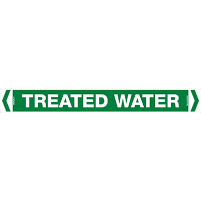 PIPE MARKER TREATED WATER