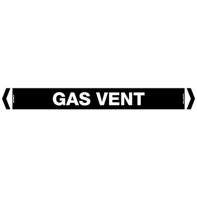 PIPE MARKER GAS VENT
