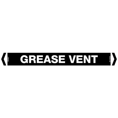 PIPE MARKER GREASE VENT