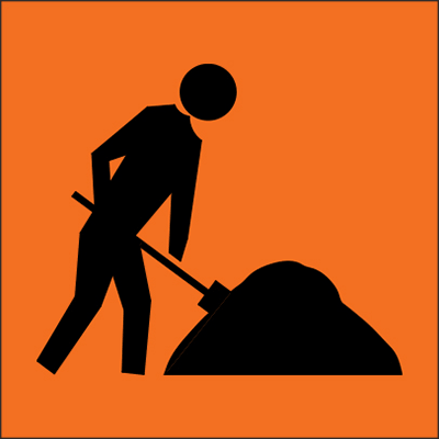 600x600mm – Corflute – CL.1 – Symbolic Worker