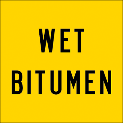 600x600mm – Corflute – Cl.1 – Wet Bitumen