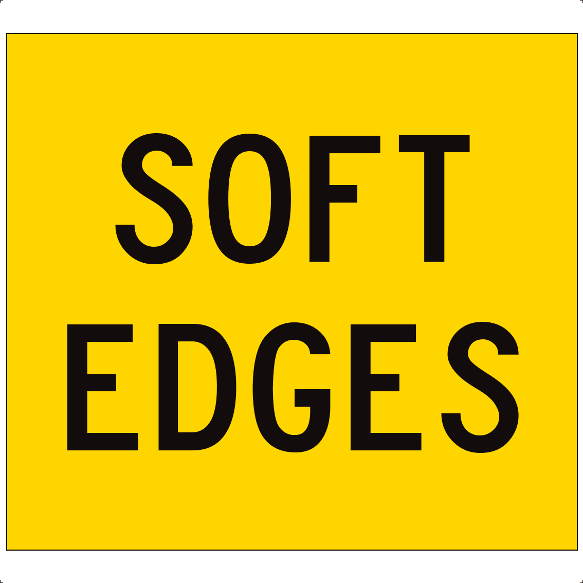 600x600mm – Corflute – Cl.1 – Soft Edges