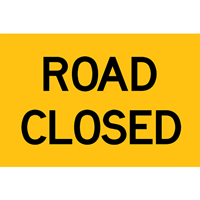 SWING STAND SIGN ROAD CLOSED