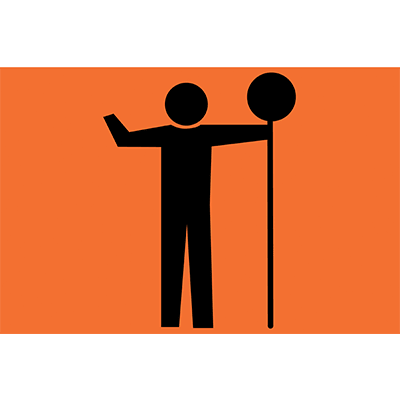 SWING STAND SIGN STOP WORKER