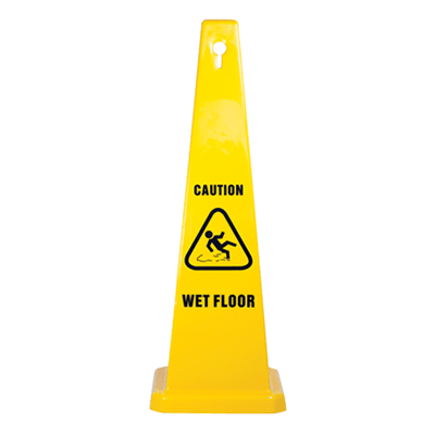 890mm Safety Cone – Caution Wet Floor