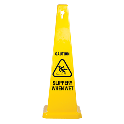 890mm Safety Cone – Slippery When Wet