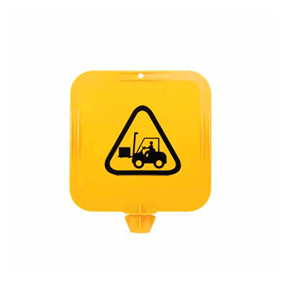 Yellow Lock – In Sign Frame – Forklifts Pictogram