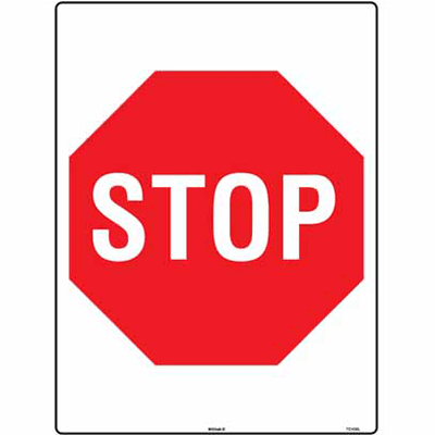 TRAFFIC SIGN STOP