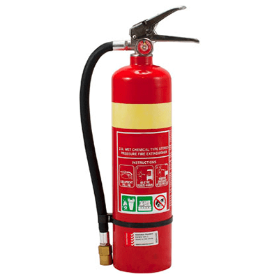 WET CHEMICAL FIRE EXTINGUISHERS