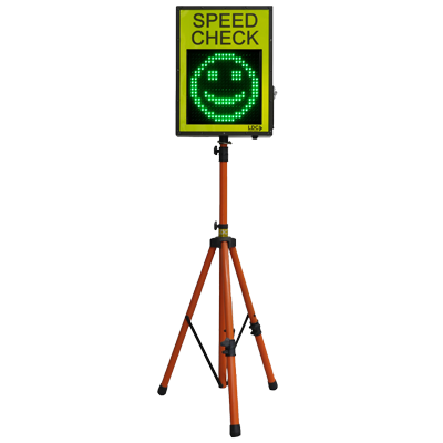 Radar Speed Sign on Tripod