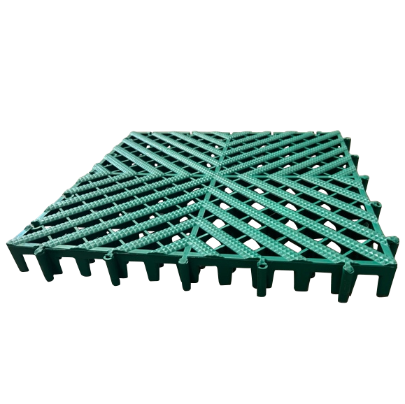 MAXSafe Anti-slip Floor Tile, Open Mesh Style, Green, 400 x 400 x 40mm H, 730gm